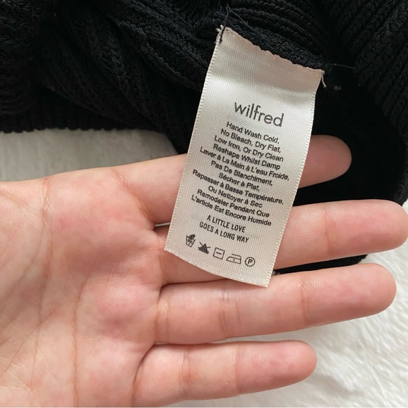 WILFRED | Crevier black knit sleeveless top - Picture 11 of 12